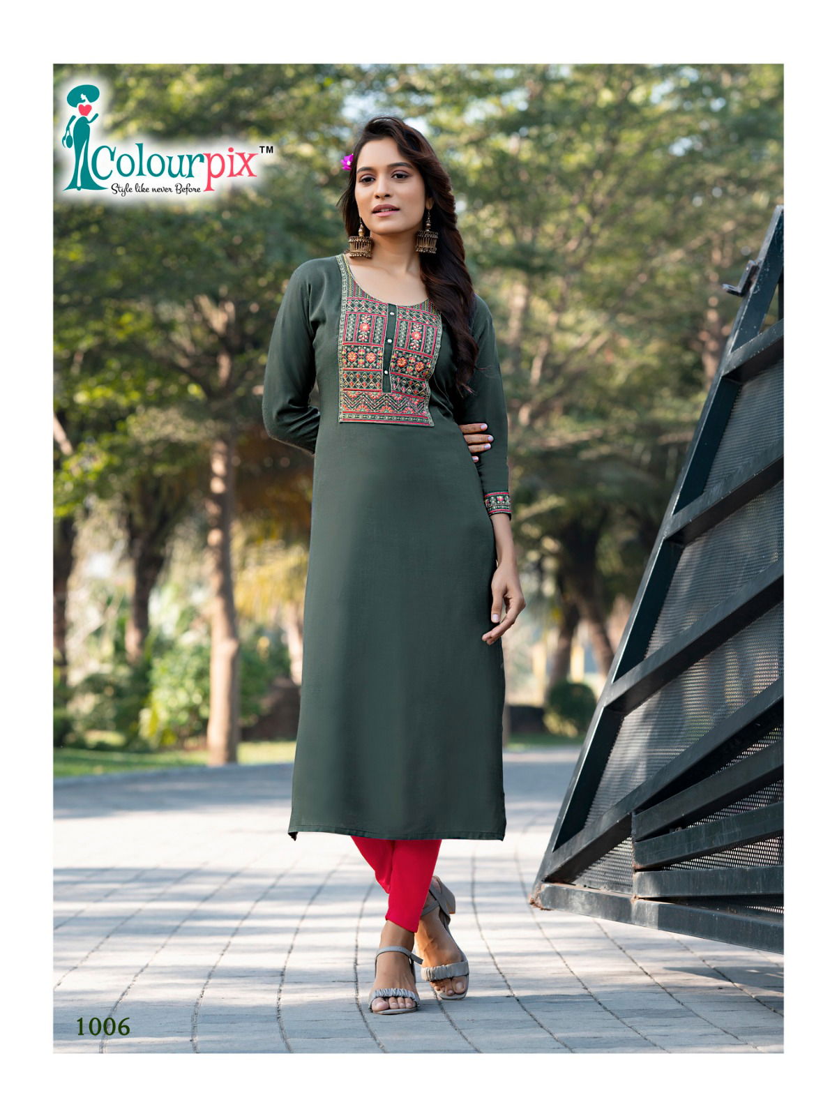 Candy Crush Vol 2 By Colourpix Embroidery Kurtis Catalog